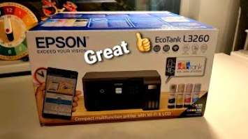 Epson L3260 quick unboxing