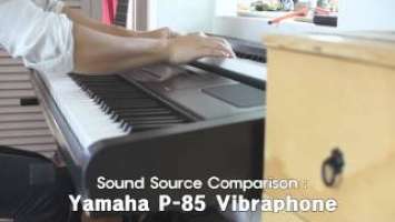 Artesia PA-88H  : Yamaha P-85, Sound source Comparison