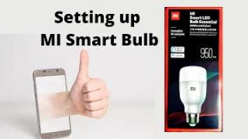 Xiaomi Mi Smart LED Bulb Essential - Unboxing and How to setup