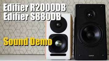 Edifier S880DB vs Edifier R2000DB  ||  Sound Demo w/ Bass Test