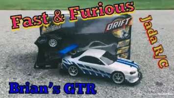 Fast & The Furious- Brian’s  Nissan Skyline GTR-R34  Jada R/C