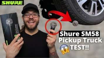 I Ran Over My SHURE SM58... THE RESULT WAS SHOCKING ⚡️