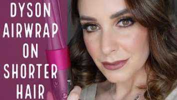 DYSON AIRWRAP | review on Shorter Hair (Lob length)