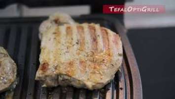 МЯСО на ГРИЛЕ  Tefal Optigrill GC706D34 Обзор гриля Первый стейк