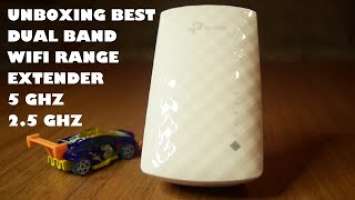 Best WIFI Extender TP-Link RE200 Unboxing Dual Band WiFi Repeater Range Extender, 3 Antennas AC750