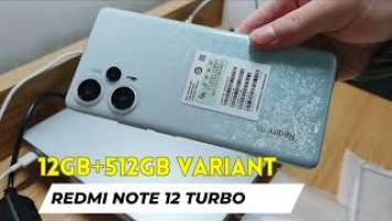 Redmi Note 12 Turbo 12GB+ 512GB Unboxing | Dolby Vision• Atmos