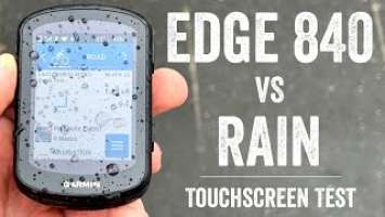 Garmin Edge 840 Uncut Rainy Touchscreen & Gloves Test