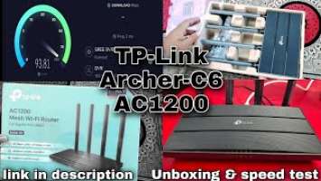 tp link wifi router archer c6 ac 1200 mu-mimo  review