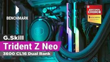 GSkill Trident Z NEO 3600 - Extremely Fast Dual Rank RAM (F4-3600C16D-32GTZN)