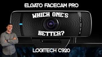 NEW ELGATO FACECAM PRO REVIEW COMPARED TO LOGITECH C920!!