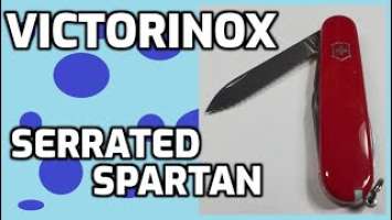 Victorinox Serrated Spartan 91mm Swiss Army Knife Unboxing and Review