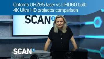 Optoma UHZ65 laser vs UHD60 bulb 4K Ultra HD projector comparison - Best under £5000?