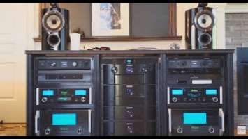 Powerhouse Audio Setup: McIntosh MC611, Furman ELITE-20, D1100, and Marantz AV8805