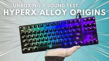 HyperX Alloy Origins Core: Unboxing Keyboard (Aqua Switches)