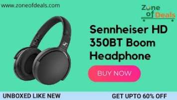 Sennheiser HD 350BT Boom - Wireless Headphones Under 5000 - Best Professional Headset - Zoneofdeals