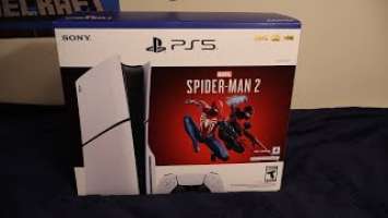 Sony PlayStation 5 Slim Unboxing + Spider-Man 2 Bundle