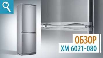 Двухкамерный холодильники ATLANT ХМ-6021-080. Обзор холодильника серебристого цвета.