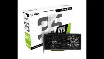 RTX 3050 (Palit dual) Распаковка, установка, первый запуск. часть 1