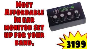 Mackie HM 4 Honest Review || Most Affordable In Ear Monitor Set Up ||