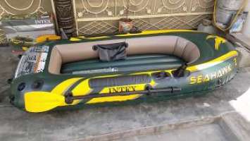 Intex seahawk 2, Two Person Boat- Unboxing, set up...my new boat