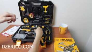 DZBRICO | Caisse A Outils 119Pcs 85350 TOLSEN حقيبة الادوات المهنية