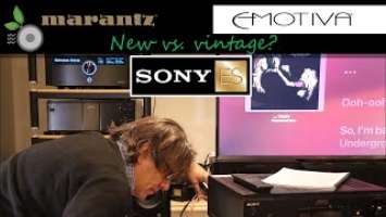 Marantz Cinema 50 vs Emotiva RMC-1  Sound Quality vs Vintage Sony TA-E9000ES (part 2)