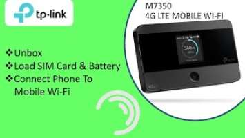 TP-Link M7350 4G LTE Mobile Wi Fi : Review, Unbox, Setup and connect phone to mobile wifi