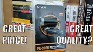 Is this the Best Value Webcam? A4tech PK-910H Unboxing & Overview