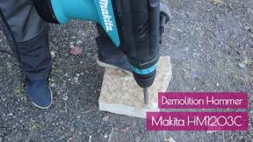 Unboxing Makita HM 1203 C Demolition Hammer. Makita tool Reviews.