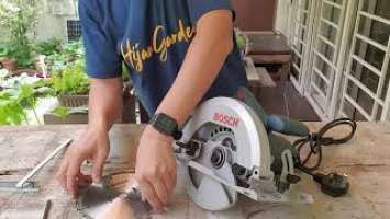 Woodworking Power Tools for Beginner DIY | BOSCH GKS 140 Circular Saw | Part 1/8