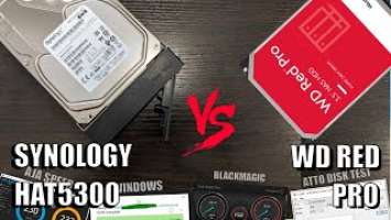 Synology HAT5300 vs WD Red Pro Performance Test