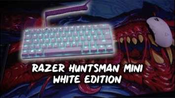 Razer Huntsman Mini White | UNBOXING & SOUND TEST