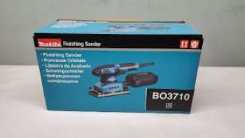 Unboxing Makita BO3710 - Finishing Sander 190W | Dust bag