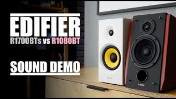 Edifier R1700BTs  vs  Edifier R1080BT  ||  Sound Comparison