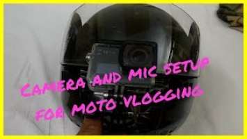 How I setup my camera and mic for moto vlogging I SJCAM SJ8 Plus I AKS Life