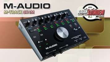 USB/MIDI аудиоинтерфейс M-Audio M-Track 8x4M (простая в управлении звуковая карта)