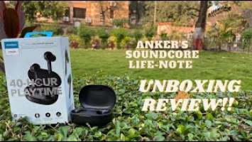 ANKER'S SOUNDCORE LIFE-NOTE| AMAZING BASS!!! FOR JUST 2999/-| UNBOXING & REVIEW| ARYAN PASARI |