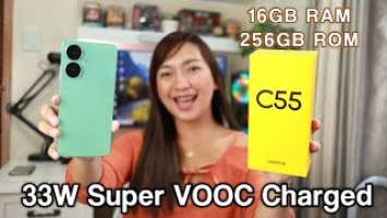 realme C55 : Fullreview (Budget Phone w/ 16GB RAM, 256GB ROM & 33W Super VOOC Charged)