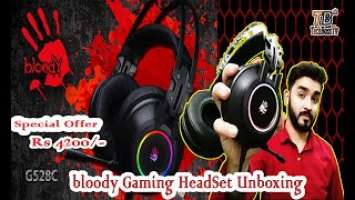 Best Unboxing Bloody Gaming Headset G528C Quality & Sound Or Mic Test