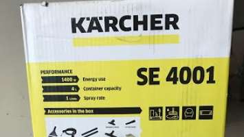 Unboxing Karcher SE4001 Wet and dry vacuum cleaner