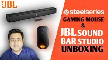 Birthday Gift Unboxing | JBL Bar Studio + Steelseries Sensei Ten Mouse