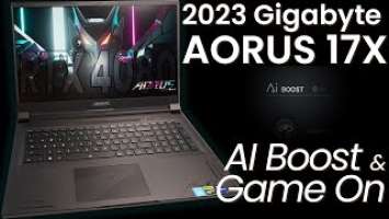 Gigabyte Aorus 17X (2023) RTX 4080 gaming laptop full review