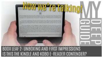 Boox Leaf 2: Unboxing and First Impressions of the 7" E-Ink E-Reader