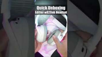Edifier w820nb wireless headphones quick unboxing #shorts
