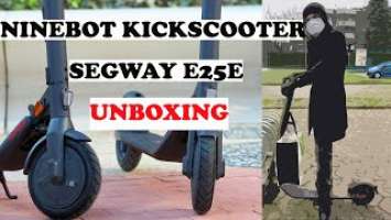 Ninebot Kickscooter Segway E25E Unboxing