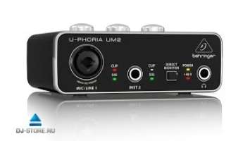 Обзор Behringer U-Phoria UM2