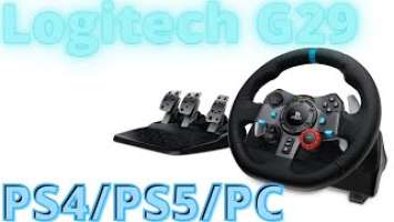 Logitech G29 Driving Force Steering Wheel PS4/PS5/PC Unboxing.