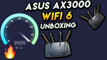 ASUS AX3000 WiFi 6 Router RT-AX58U Unboxing