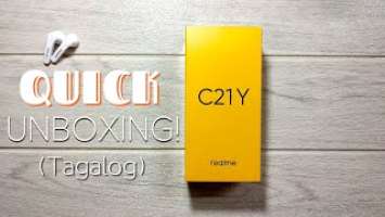 REALME C21Y QUICK UNBOXING | TAGALOG