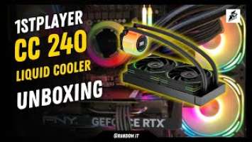 Budget Cooling Performance! 1st Player CC 240 CPU Liquid Cooler Unboxing + Preview!